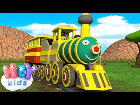 Jedzie Pociąg z Daleka piosenka + karaoke 🚂 HeyKids - Piosenki dla dzieci