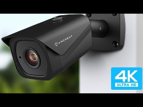 Amcrest UltraHD 4K 8MP Outdoor Bullet POE IP Camera Review,  Excellent Outdoor camera!