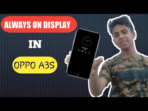 How to enable always on display in oppo a3s | always on display for oppo and realme