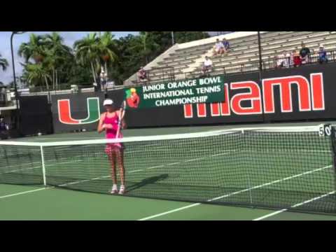 Match point Junior Orange Bowl G12s final