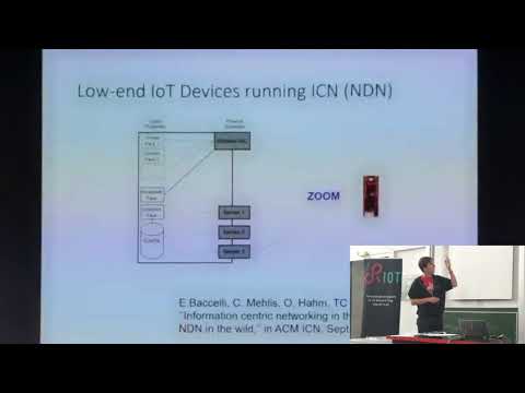 Why IoT with ICN - Tutorial @ ACM ICN 2017