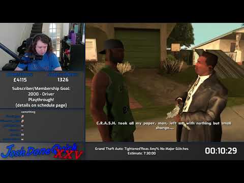 Grand Theft Auto: Tightened'Reas Any% No Major Glitches Josh Done Quick XXV