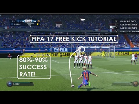 FIFA 17 Free Kick Tutorial - The Best Technique for Taking Free Kicks