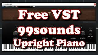 Video thumbnail for Free VST - 99sounds Upright Piano by HRS Courses