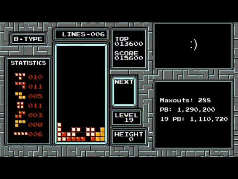 NES Tetris - 19-0 No Next Box