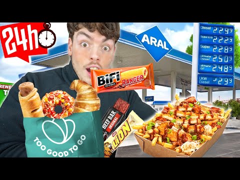 Only from GASOLINE STATIONS EAT LIVE for 24 HOURS (Expensive & Unhealthy)