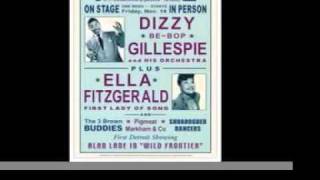 Ella Fitzgerald Dizzy Gillespie "Lover Man" Live Remastered 1947 Billie Holiday