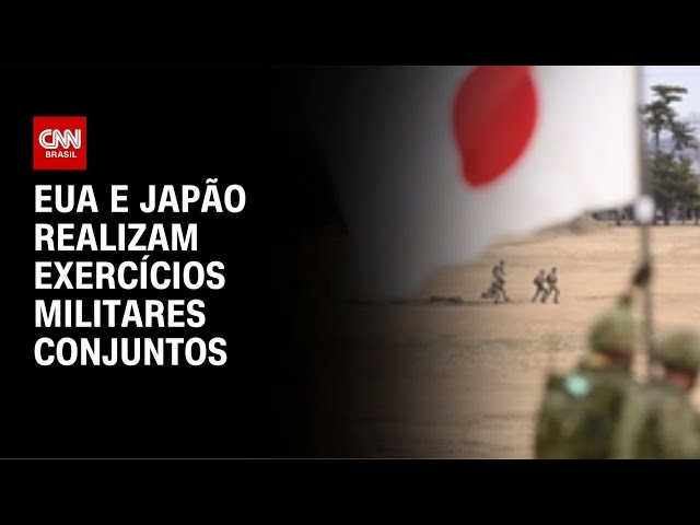 EUA e Japão realizam exercícios militares conjuntos envolvendo mísseis | CNN NOVO DIA