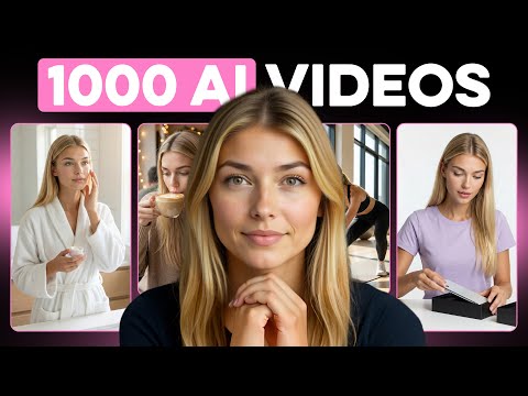 How I Generate 1,000 AI Videos of myself from ONE Single Image!