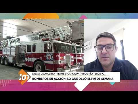 Bomberos en acción, lo que dejó el fin de semana, Diego Delmastro
