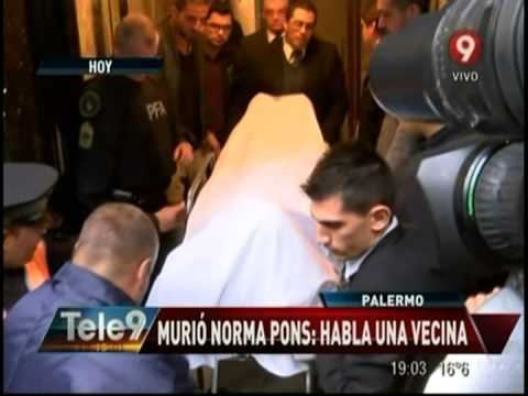 Testimonios de vecinos de Norma Pons