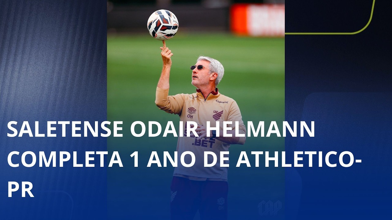 Saletense Odair Helmann completa 1 ano de Athletico-PR