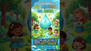 DIA DA ÁGUA #DIADAAGUA #diamundialdaágua #agua #atividade #educativo #abcd