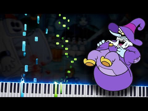 Cuphead DLC - Snow Cult Scuffle: Piano Tutorial