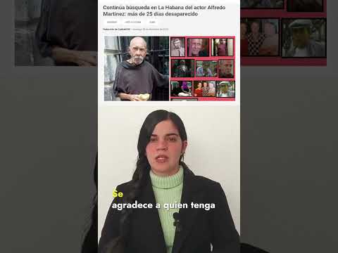 Continúa búsqueda en La Habana del actor Alfredo Martínez: más de 25 días desaparecido