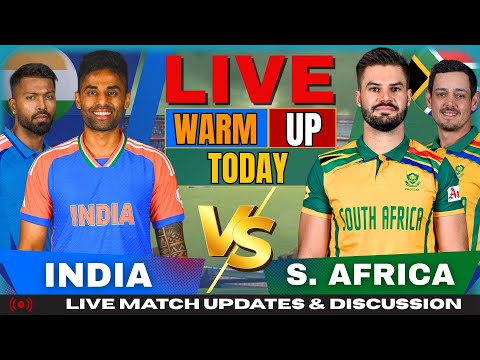🔴 INDIA vs SOUTH AFRICA Live | IND vs SA warm-up Live Match Today | Live Cricket Score & analysis