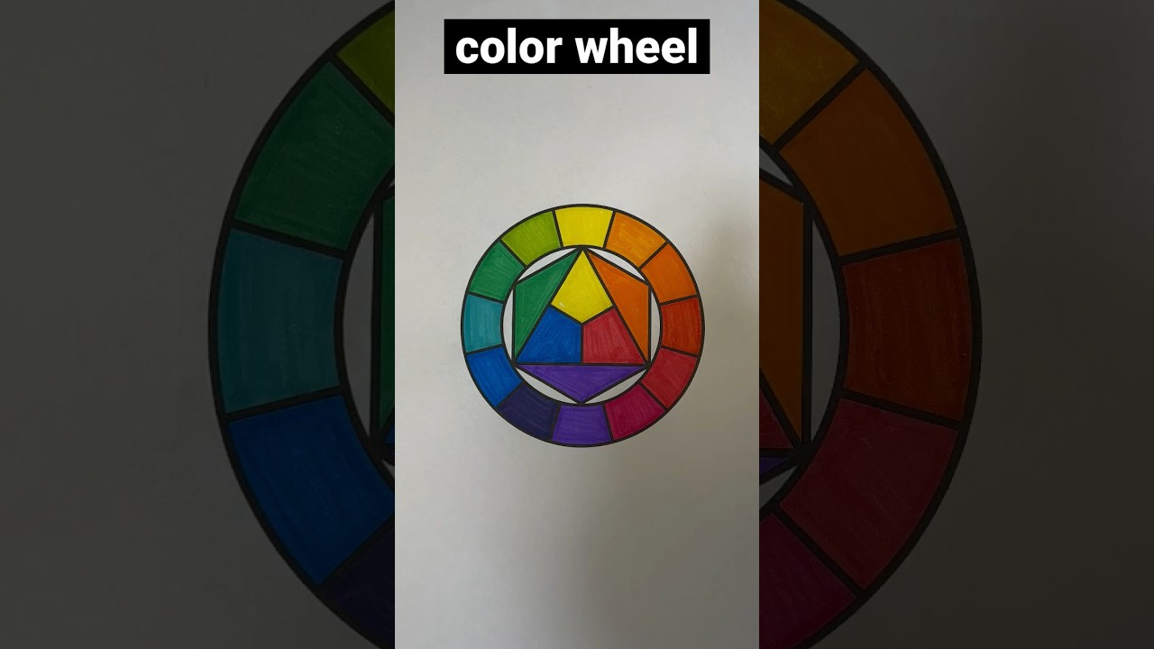 The Color Wheel 🎨 #coloring