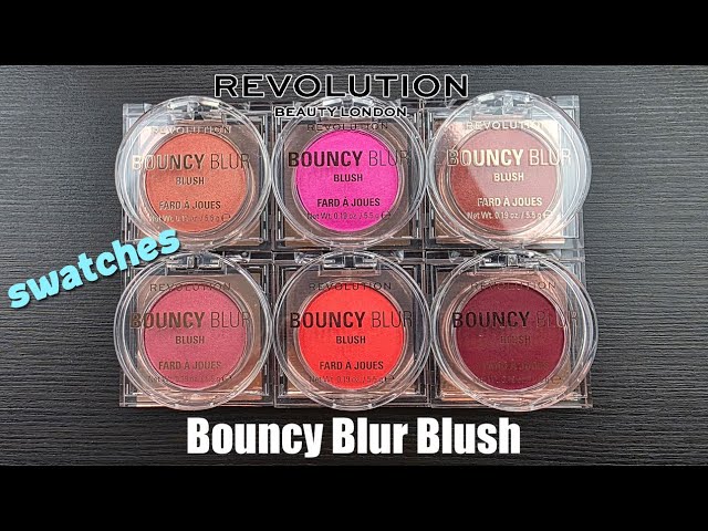 Vídeo relacionado con Revolution Bouncy Blur Blush, Maquillaje para Mejillas y Labios, Fórmula Modulable con Efecto Difuminado, Blurry Rose, Vegano y Libre de Crueldad Animal