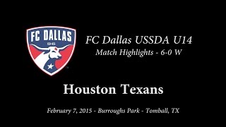preview picture of video 'FCD Highlights vs  Houston Texans - February 7, 2015'