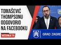 Oglasio Se Tomašević Thompsonu Odgovorio Na Facebooku