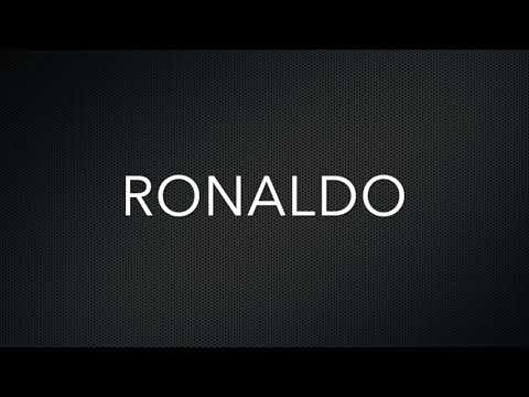 How to Pronounce Ronaldo