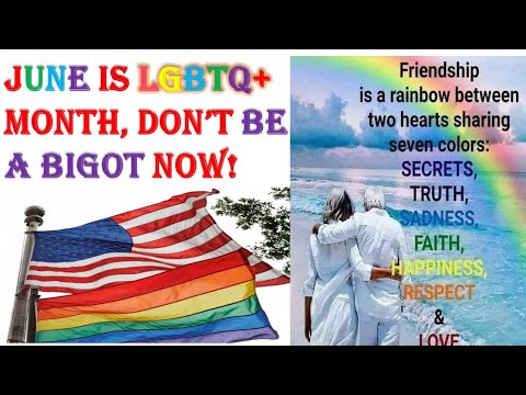 JUNE IS LGBTQ+ MONTH, DON'T BE A BIGOT!