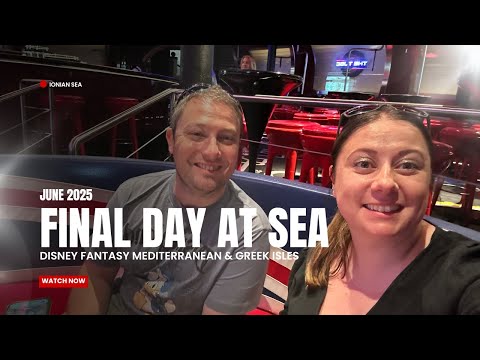 Thumbnail for Disney Fantasy Second Day at Sea 🛳️ | Palo Brunch, Satellite Falls & Animator’s Palate Fun!