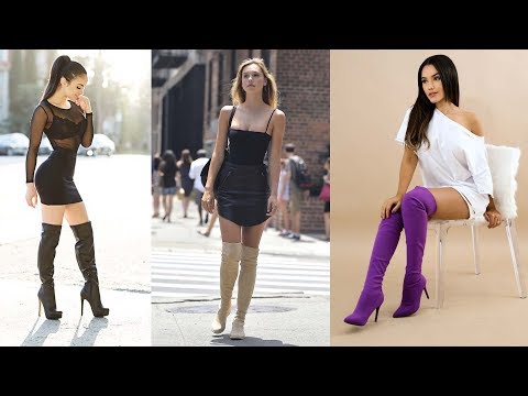 Over The Knee Boots/ Women Fashion Dresses and High Heel Fashion