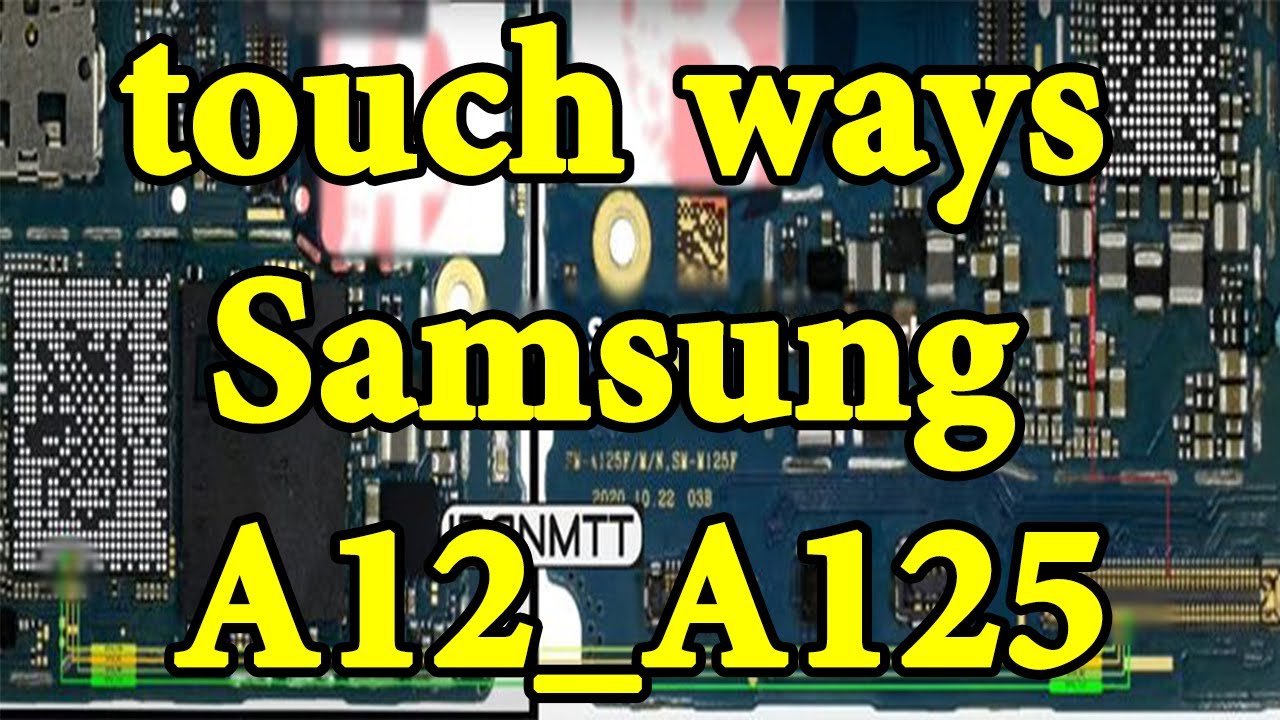 مسیر تاچ Samsung A12