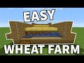 EASY Wheat Farm Minecraft Bedrock (MCPE/Xbox/PS4/Switch/PC)