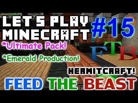 Let's Play Minecraft Hermitcraft FTB Ep. 15 - Emerald Production