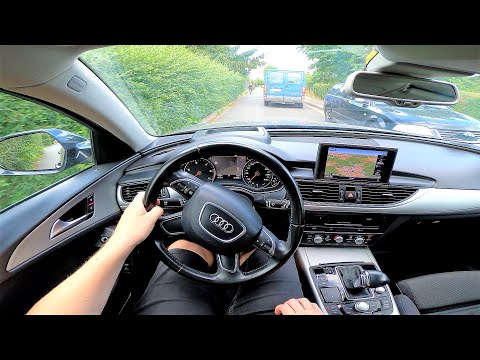 Audi A6 C7 2.0 tdi 177HP Multitronic (2013) POV Test Drive & Acceleration 0-100 | 4K #198