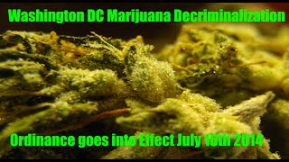 preview picture of video 'District Of Columbia's Marijuana Decriminalization Ordinance Goes Into Effect'
