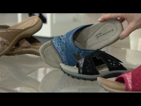 Earth Origins Suede Slide Sandals - Sander on QVC