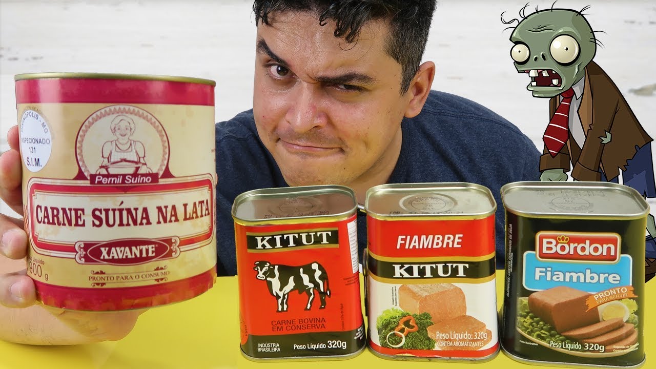 PORCO NA LATA E FIAMBRE KITUT E BORDON -   Prontos para a Invasão Zumbi!