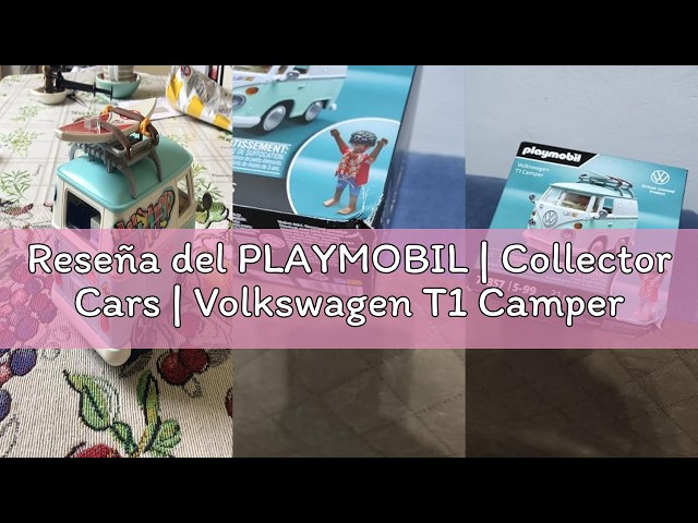Vídeo relacionado con PLAYMOBIL | Collector Cars | Volkswagen T1 Camper | Coche de colección para Adultos y niños | con Pegatinas para Personalizar | Regalo para Fans de Autos | Diseño detallado | 71857
