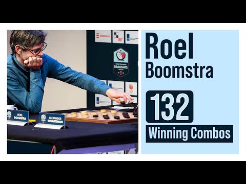 132 Brilliant Winning Combinations by Roel Boomstra | World Champion Draughts Masterclass
