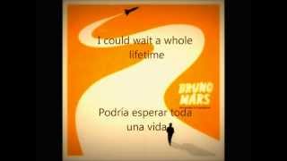 The other side by Bruno Mars (lyrics inglés & español)