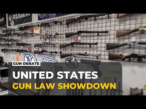 US gun control debate: States face legal challenges over assault weapons ban