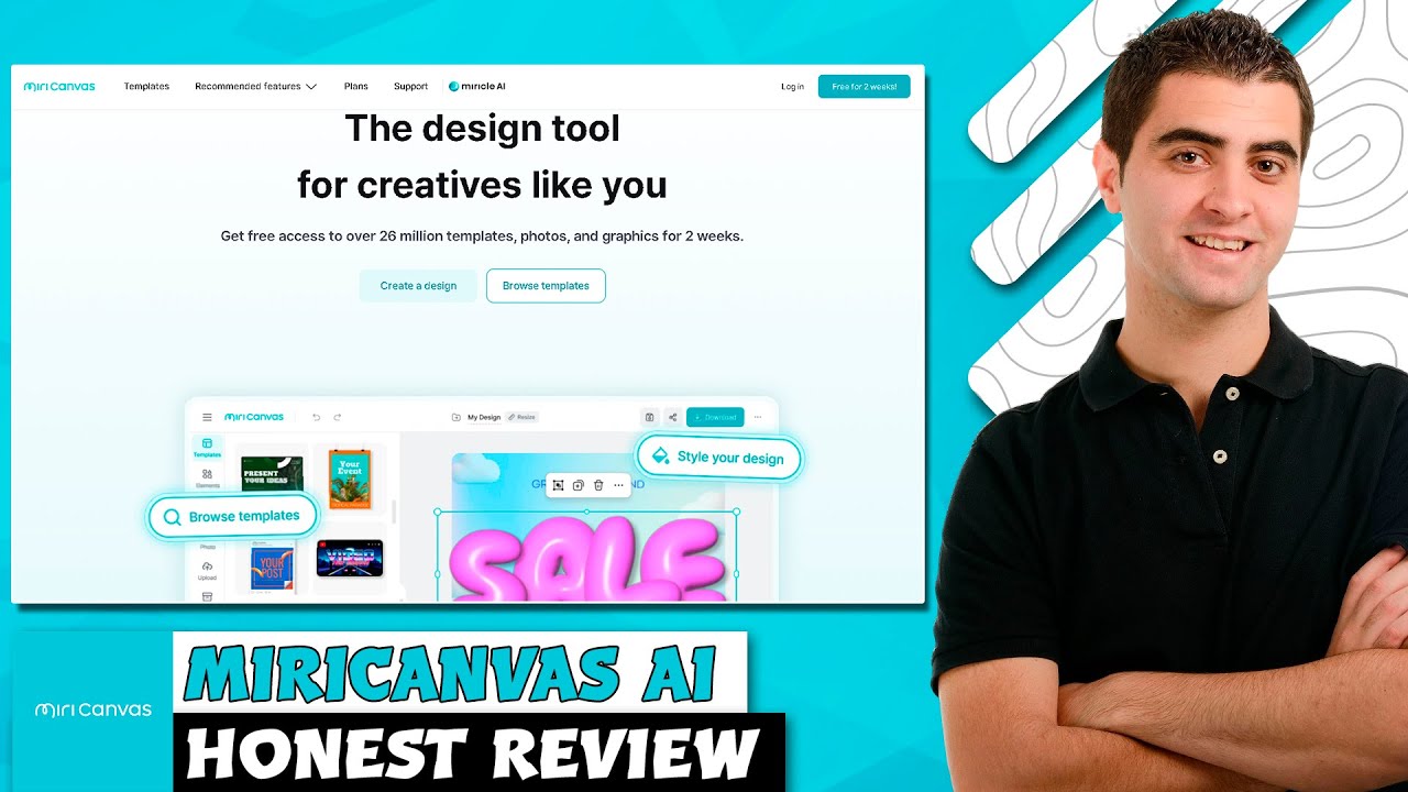 Miricanvas Honest Review - Free Ai Design Tool 2025 | Ai Remover, Upscaler, Generator