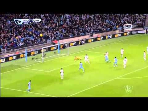All Goals & Highlights Premier League Manchester City vs Swansea 2-1