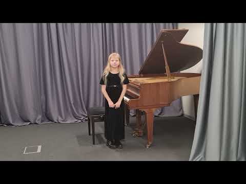 Domenico Cimarosa: Sonata G-dur. Michelle Perje, piano, music school "MARIARS" (Vilnius, Lithuania)