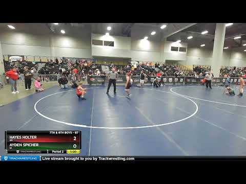87 Lbs Cons. Round 3 - Ayden Spicher, IA Vs Hayes Holter, SD Dc9a