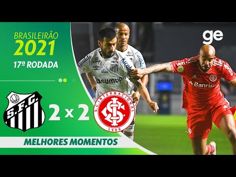 Gols e lances de Santos x Internacional