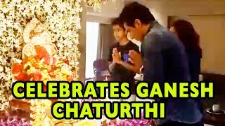 Sonu Sood And Family Celebrates Ganesh Chaturthi At His Residence