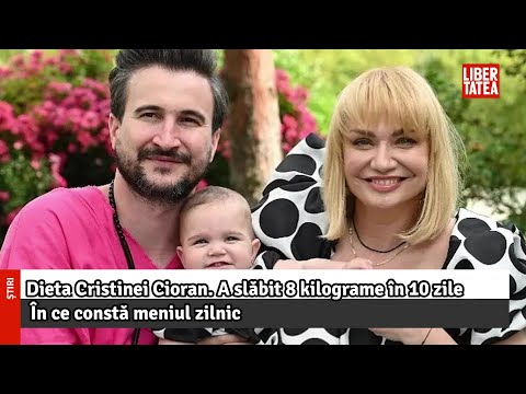 Dieta Cristinei Cioran. A slăbit 8 kilograme în 10 zile |Libertatea