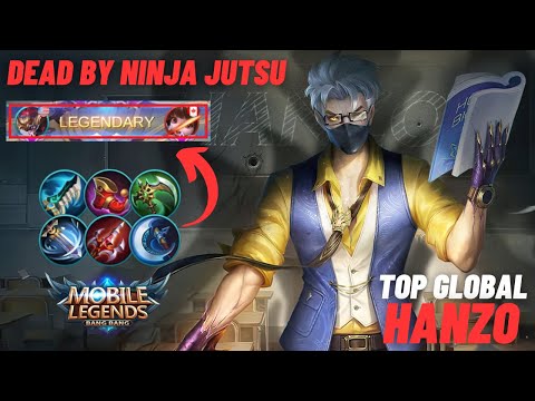 DEAD BY NINJA JUTSU! Delete Everyone! Top Global Hanzo Gameplay | Mobile Legends Bang Bang
