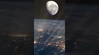 Moon in space | earth | amazing shorts