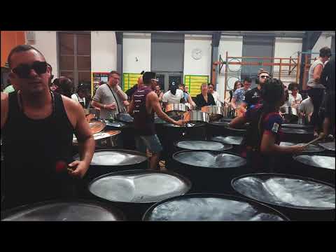 Pan Nation Steel Orchestra - Iron Love (Rehearsals')