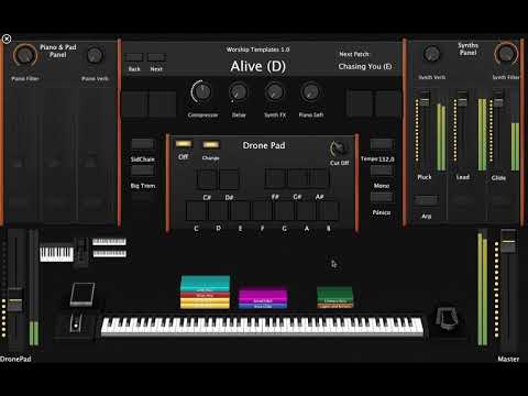 FREE - Alive (D) & (E), Hillsong Y&F Mainstage Patch Tutorial - NO ADDITIONAL SOFT REQUIRED